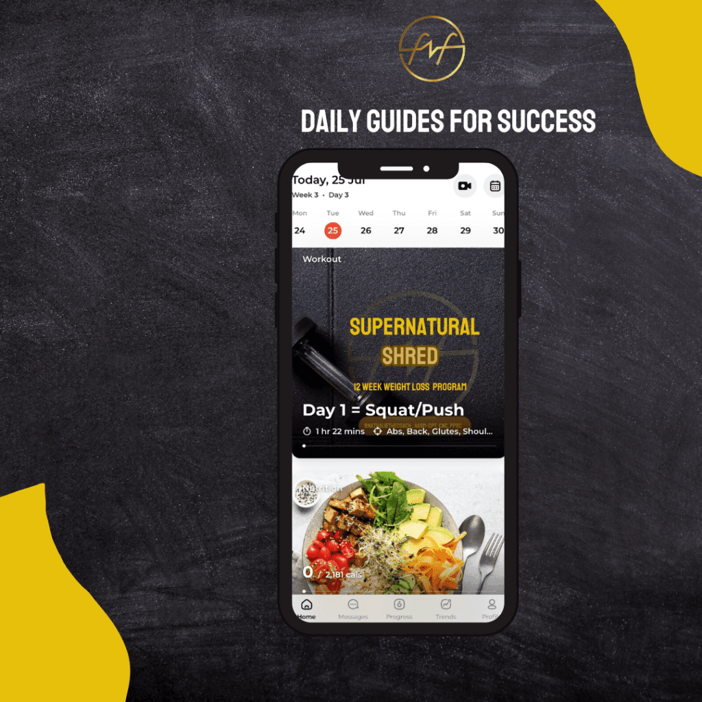 mobile app personalized meal plan
