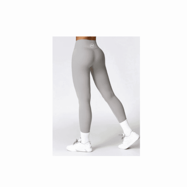 Grey High-Waisted Hip-Fit Leggings