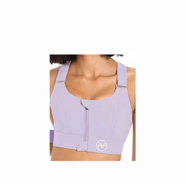 Purple Adjustable Women's Sports Bra