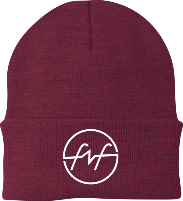 Burgundy FNF Beanie