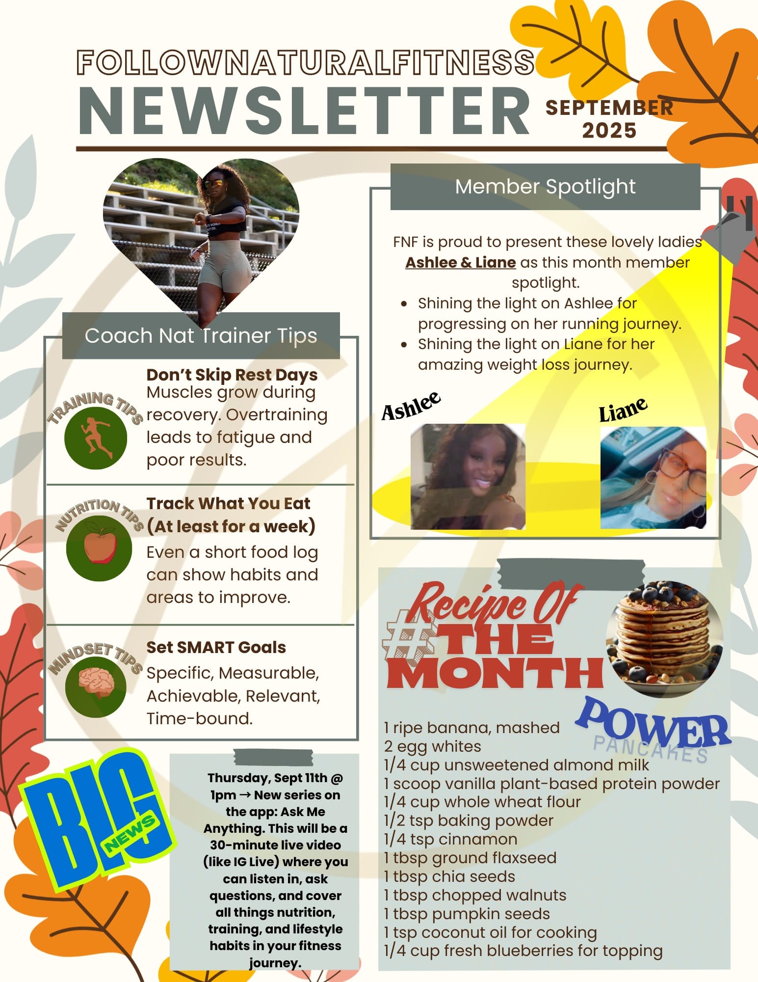 FNF September Newsletter