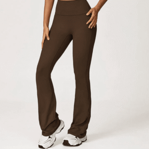 Brown flare pants