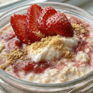 Nats Strawberry Cheesecake Overnight Oats (GF)
